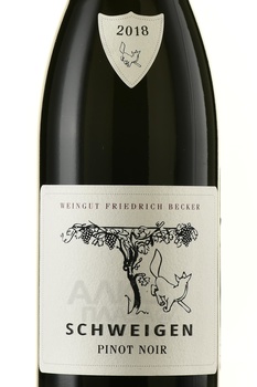 Schweigen Pinot Noir - вино Швайген Пино Нуар 2018 год 0.75 л красное сухое