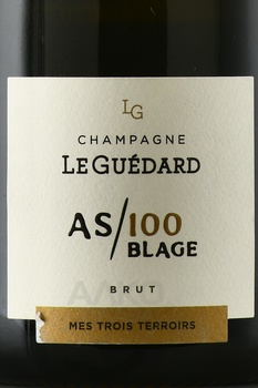 Champagne As/100blage Le Guedard - шампанское Шампань Ассамбляж Ле Гедар 2016 год 0.75 л брют белое