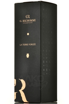 Champagne La Terre Forgee G.Richomme - шампанское Шампань Ля Терр Форже Г.Ришом 2017 год 0.75 л экстра брют белое в п/у