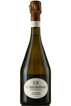 G. Richomme Les Courbes de Marguerite Champagne - шампанское Шампань Ле Курб де Маргерит Г.Ришом 2018 год 0.75 л брют белое в п/у