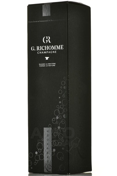 Champagne La Fusionnelle G.Richomme - шампанское Шампань Ля Фюзьонель Г.Ришом 2018 год 0.75 л брют белое в п/у