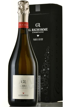 Champagne La Fusionnelle G.Richomme - шампанское Шампань Ля Фюзьонель Г.Ришом 2018 год 0.75 л брют белое в п/у