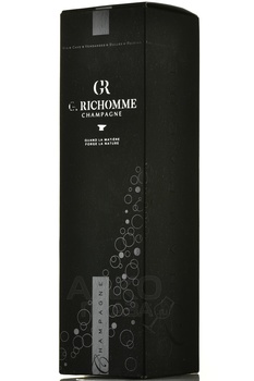 Champagne G.Richomme La Chevronne - шампанское Шампань Ле Шевроне Г.Ришом 2016 год 0.75 л брют белое в п/у