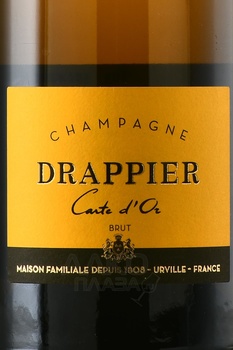 Drappier Brut Cart d’Or - шампанское Драпье Брют Карт д’Ор 0.75 л