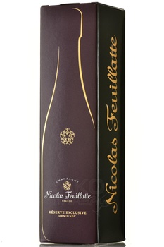 Nicolas Feuillatte Reserve Exclusive Demi-Sec - шампанское Николя Фейатт Резерв Эксклюзив Деми Сек 0.75 л белое полусухое в п/у