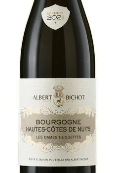 Albert Bichot Bourgogne Hautes-Cotes de Nuits Les Dames Huguettes DOC- вино Бургонь О-Кот Де Нюи Альбер Бишо Ле Дам Югет ДОК 0.75 л красное сухое