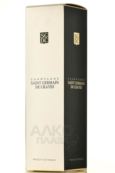 Saint Germain de Crayes Blanc de Blancs - шампанское Сен Жермен де Крэ Блан де Блан 2018 год 0.75 л белое брют в п/у