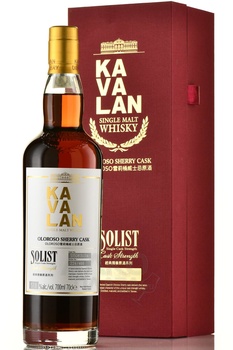 Kavalan Solist Sherry Cask - виски Кавалан Солист Шери Каск 0.7 л