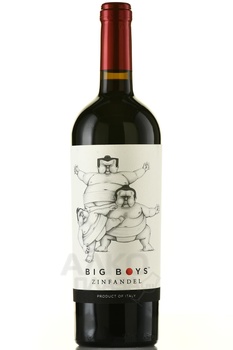 Big Boys Zinfandel - вино Биг Бойс Зинфандель 2022 год 0.75 л красное полусухое