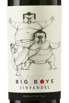 Big Boys Zinfandel - вино Биг Бойс Зинфандель 2022 год 0.75 л красное полусухое