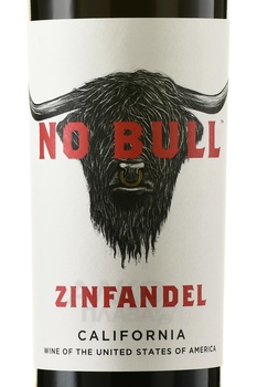 No Bull Zinfandel - вино Ноу Булл Зинфандель 2021 год 0.75 л красное сухое