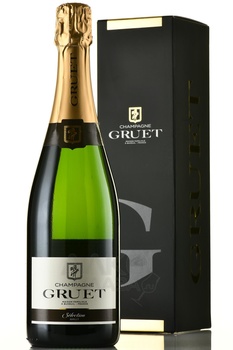 Gruet Selection - шампанское Грюэ Селексьон 2019 год 0.75 л белое брют в п/у