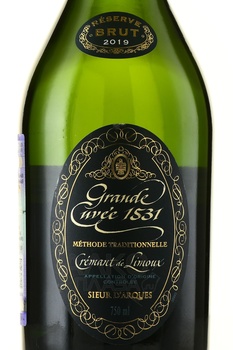 Grande Cuvee 1531 Cremant de Limoux Brut Reserve - вино игристое Гранд Кюве 1531 Брют Резерв Креман де Лиму 0.75 л белое брют