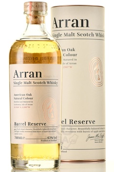 Arran Barrel Reserve in tube - виски Арран Баррел Резерв 0.7 л в тубе