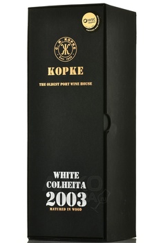 Kopke Colheita White Porto 2003 - портвейн Копке Колейта Уайт Порто 2003 год 0.75 л в д/у