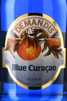 Demandis Blue Curacao - ликер Демандис Блю Кюрасао 0.7 л