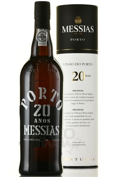 Messias Porto 20 Anos - портвейн Порто Мессиаш 20 лет 0.75 л в тубе