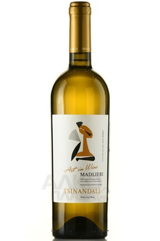 Tsarskoe Tsinandali - вино Царское Цинандали 0.75 л белое сухое
