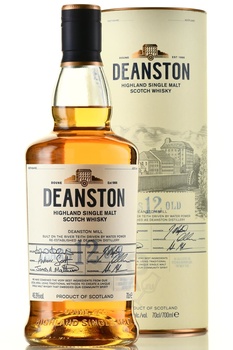 Deanston 12 years - виски Динстон 12 лет 0.7 л