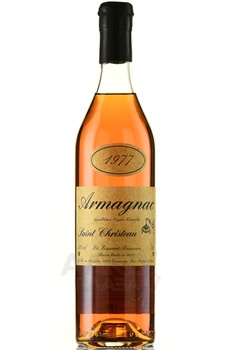 Armagnac Saint Christeau Millesime 1977 - арманьяк Сент Кристо Миллезимэ 1977 года 0.7 л в п/у