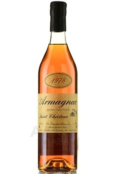 Armagnac Saint Christeau Millesime 1978 - арманьяк Сент Кристо Миллезимэ 1978 года 0.7 л в п/у