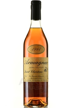 Armagnac Saint Christeau Millesime 1984 - арманьяк Сент Кристо Миллезимэ 1984 года 0.7 л в п/у