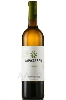 Lapazaran Txakoli Bizkaiko Txakolina - вино Чаколи Лапазаран Бизкайко Чаколина 2022 год 0.75 л белое сухое