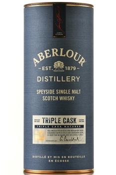 Aberlour Triple Cask - виски Аберлауэр Трипл Каск 0.7 л в тубе