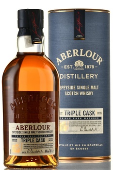 Aberlour Triple Cask - виски Аберлауэр Трипл Каск 0.7 л в тубе