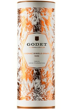 Godet Single Grape Rare Folle Blanche in tube - коньяк Годэ Сингл Грейп Фолль Бланш 0.7 л в тубе