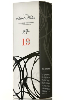 Saint Aubin 10 Years Old - арманьяк Сент Обен 10 лет 0.7 л в п/у