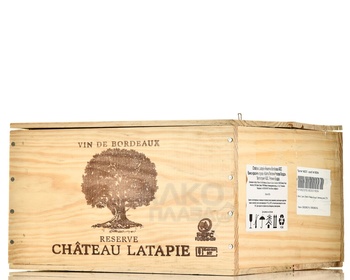 Chateau Latapie Reserve Bordeaux - вино Шато Латапи Резерв Бордо 0.75 л красное сухое