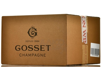 Gosset Brut Grande Reserve gift box - шампанское Госсе Брют Гранд Резерв 0.75 л в п/у