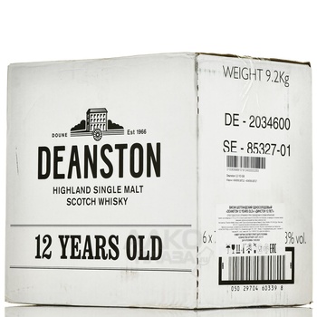 Deanston 12 years - виски Динстон 12 лет 0.7 л