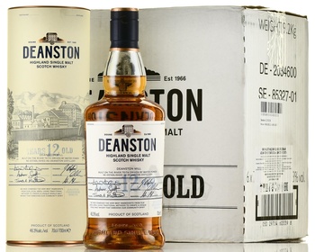 Deanston 12 years - виски Динстон 12 лет 0.7 л