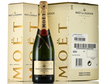 Moet & Chandon Brut Imperial gift box - шампанское Моет Шандон Брют Империал 0.75 л в п/у