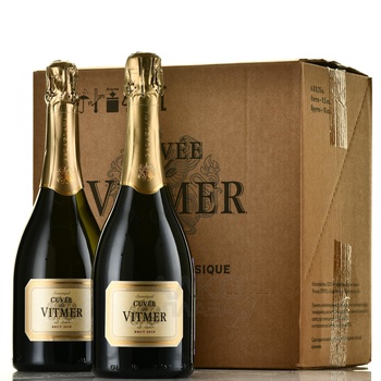 Cuvee de Vitmer Blanc de Blancs - вино игристое Кюве де Витмер Блан де Блан 0.75 л белое брют