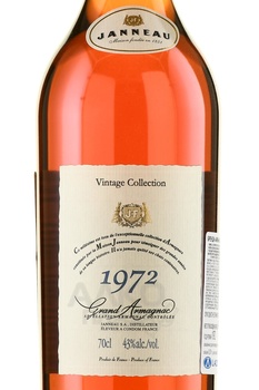 Janneau Vintage Collection 1972 Gift Box - арманьяк Жанно Винтажная Коллекция 1972 года 0.7 л в п/у