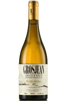 Grosjean Petite Arvine Vigne Rovettaz - вино Грожан Пти Арвин Винья Роветтац 2021 год 0.75 л белое сухое