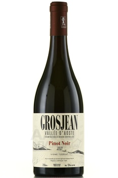 Grosjean Pinot Noir Vigne Tzeriat - вино Грожан Пино Нуар Винья Церьят 2021 год 0.75 л красное сухое
