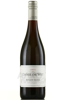 Danie de Wet Pinot Noir - вино Дани де Вет Пино Нуар 0.75 л красное сухое