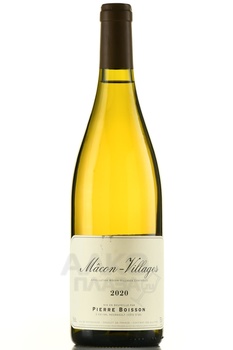 Pierre Boisson Macon-Villages - вино Пьер Буасон Макон-Вилляж 2020 год 0.75 л белое сухое