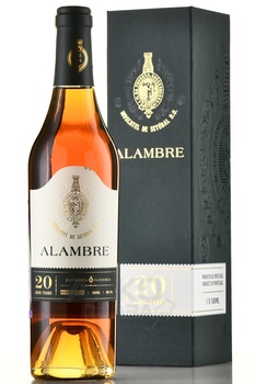 Alambre Moscatel de Stubal 20 years - вино крепленое Аламбре Мушкатель де Сетубал 20 лет 0.5 л белое сладкое в п/у