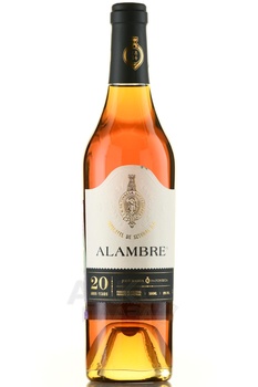 Alambre Moscatel de Stubal 20 years - вино крепленое Аламбре Мушкатель де Сетубал 20 лет 0.5 л белое сладкое в п/у