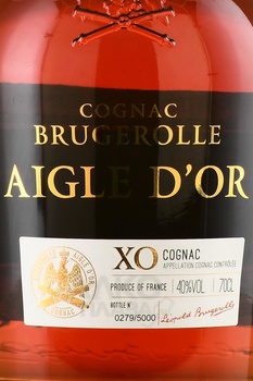 Brugerolle Aigle d’Or XO - коньяк Брюжроль Игл д’Ор ХО 0.7 л в п/у