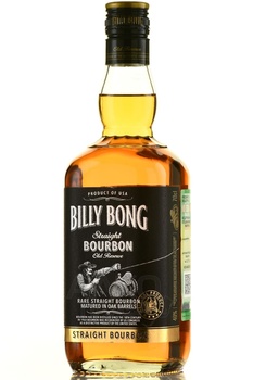 Billy Bong Straight Bourbon Old Reserve - виски Билли Бонг Стрэйт Бурбон Олд Резерв 0.7 л