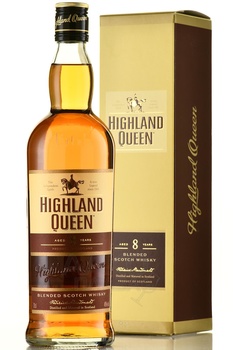 Highland Queen 8 years old gift box - виски Хайленд Куин 8 лет 0.7 л в п/у