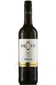 EnjOy it Merlot - безалкогольное вино Энджой Ит Мерло 0.75 л красное