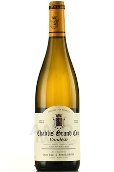 Domaine Jean-Paul et Benoit Droin Vaudesir Chablis Grand Cru - вино Жан-Поль и Бенуа Друан Шабли Гран Крю Водезир 0.75 л белое сухое