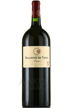 Chateau Bellevue de Tayac Margaux - вино Шато Бельвю де Тайяк Марго 2015 1.5 л красное сухое